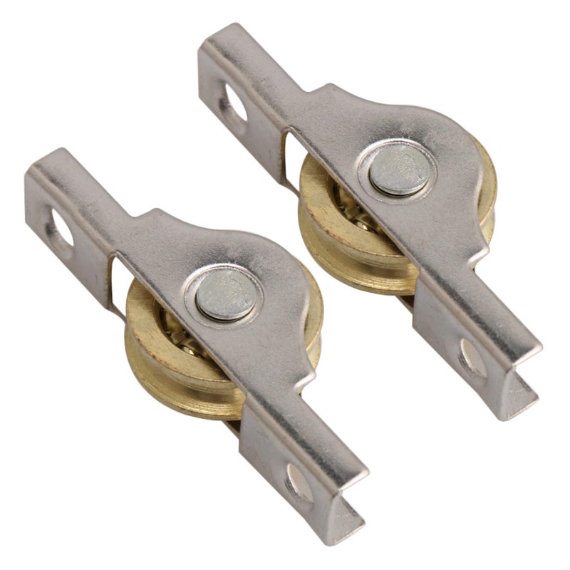 RDEXP Sliding Roller Wheel 20mm Diameter Slotted Wheel for Wardrobes Cabinet Bookcases Door Window Set of 20 - Image 3